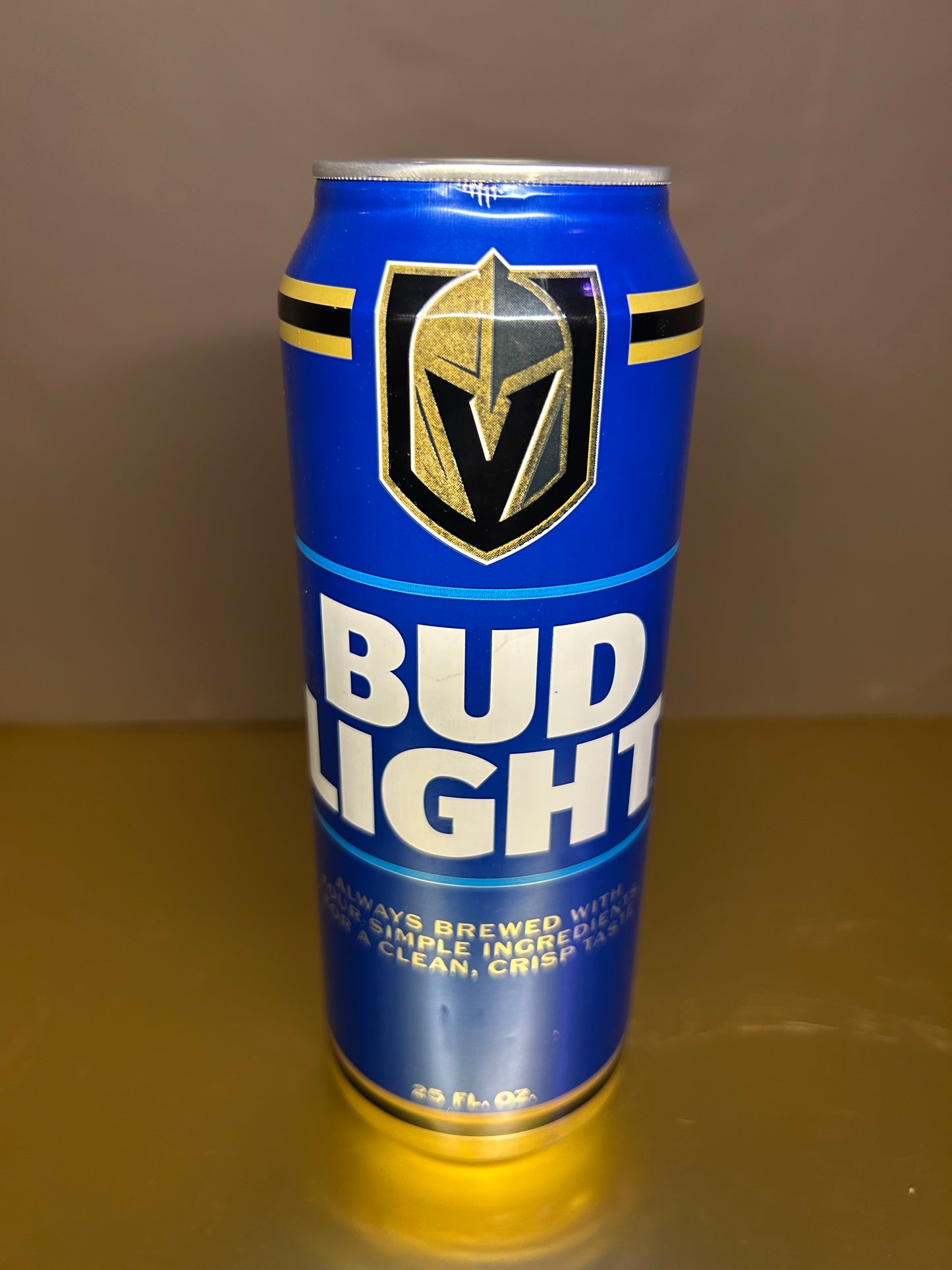 Golden Knight Bud Light Candle