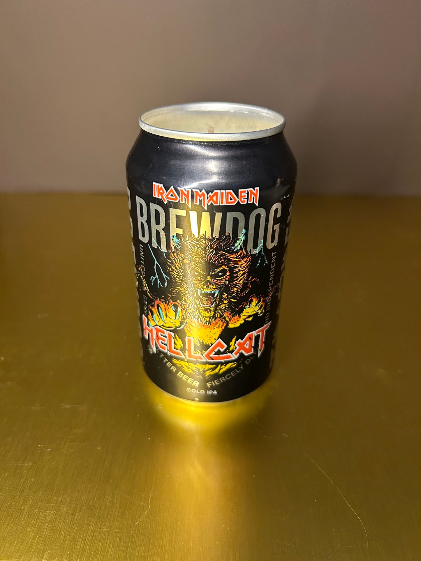 Brewdog Iron Maiden Hellcat Candle