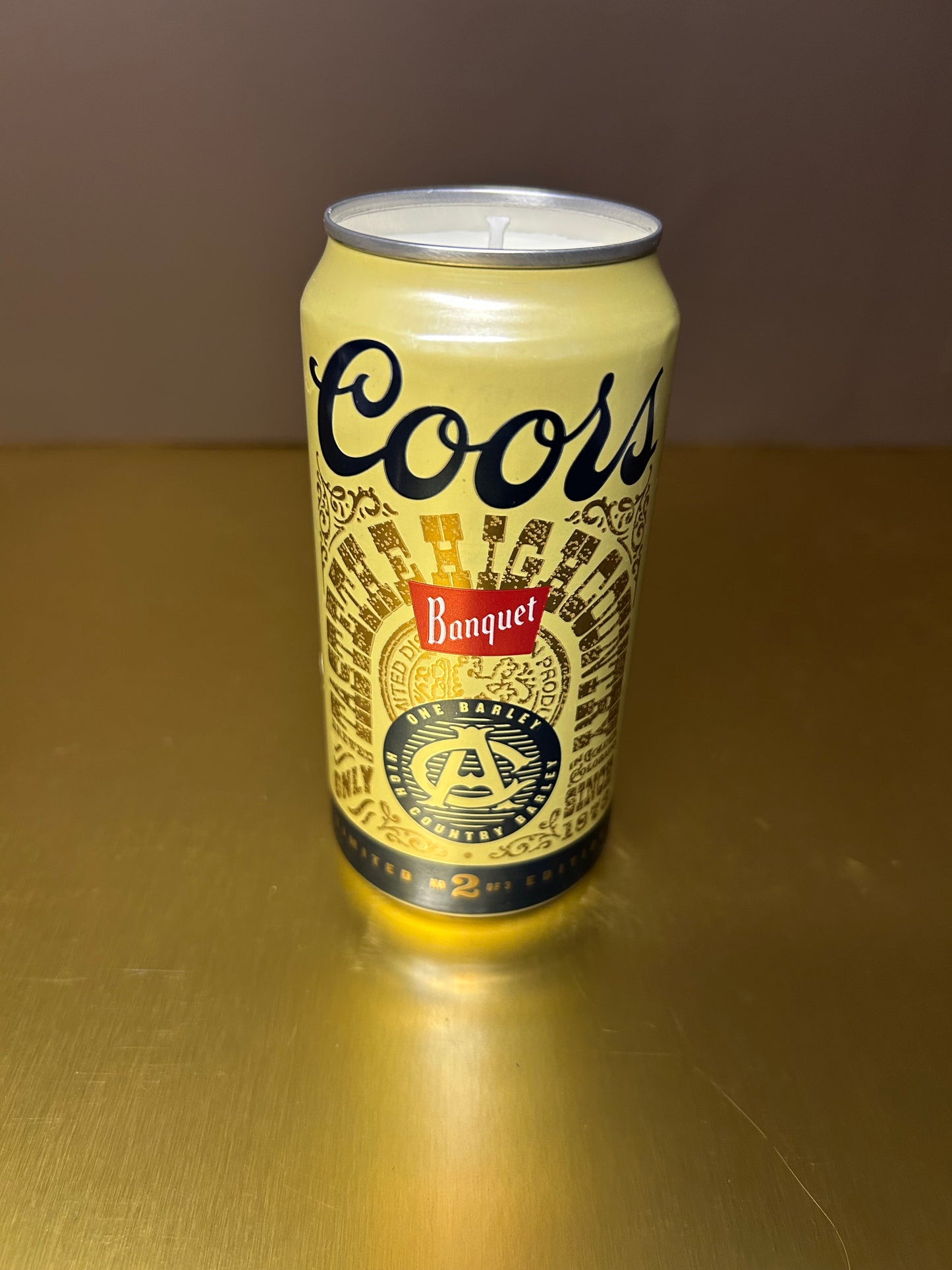 Coors Banquet Candle