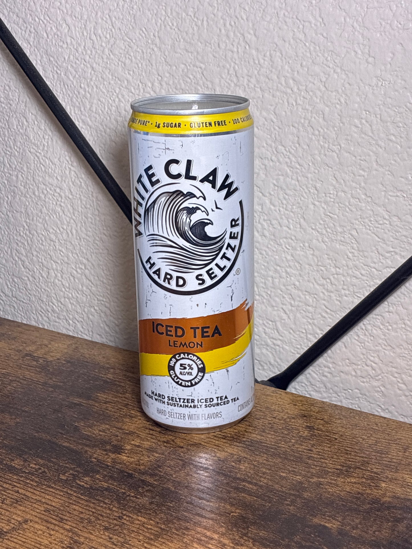 White Claw Lemon Ice Tea Candle