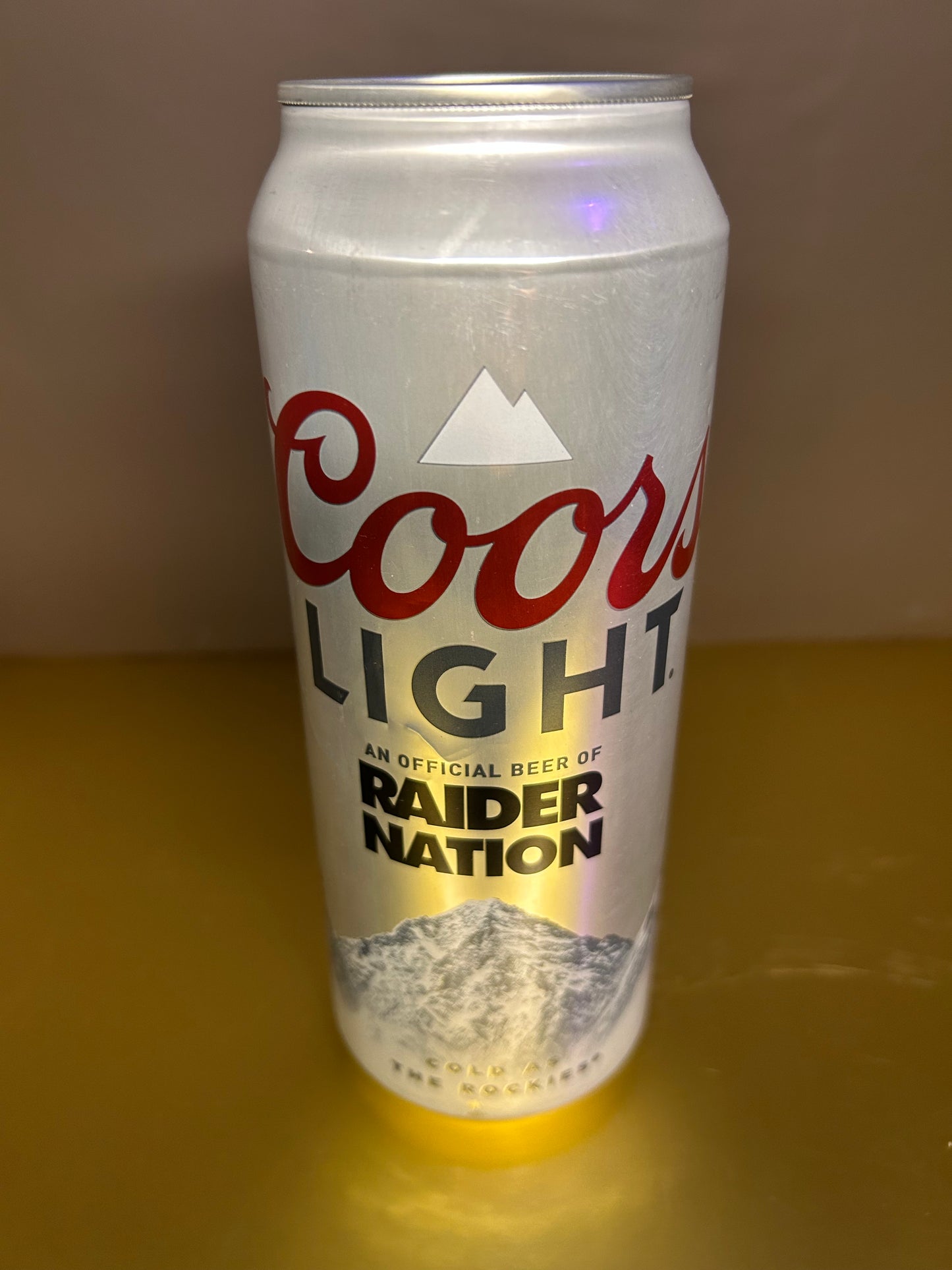 Coors Light Raider Nation Candle