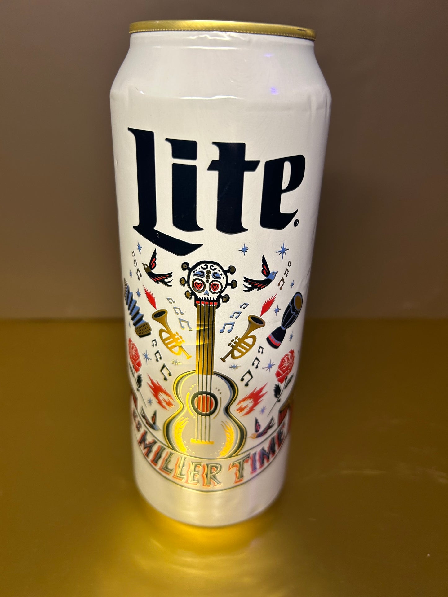 Miller Lite Guitar Candle