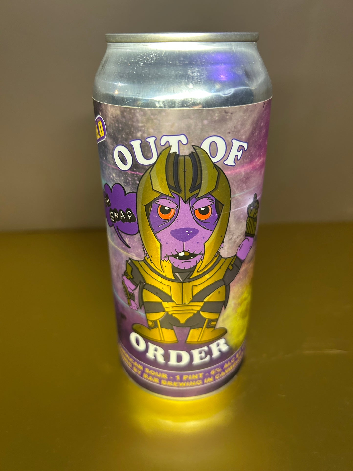 Out Of Order Oh Snap Candle