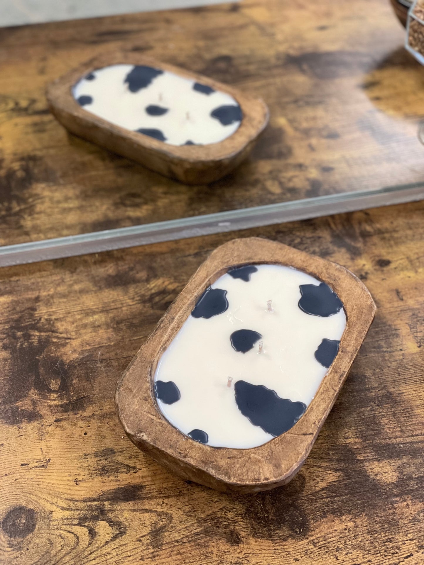 Cow Print Bowl Candle **PRE-ORDER**