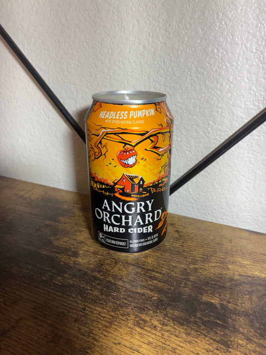 Angry Orchard Headless Pumpkin Candle