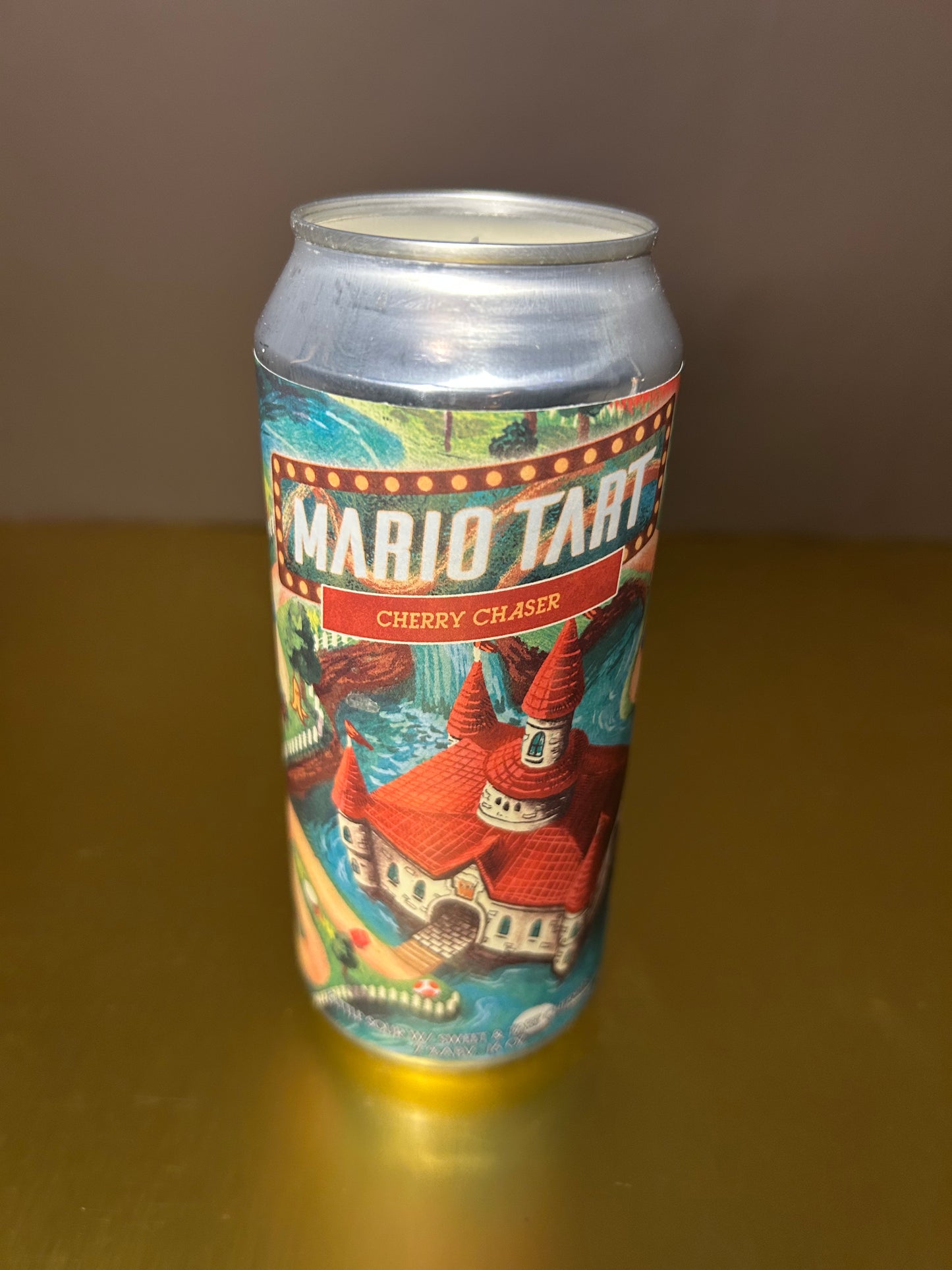 8bit Mario Tart Candle