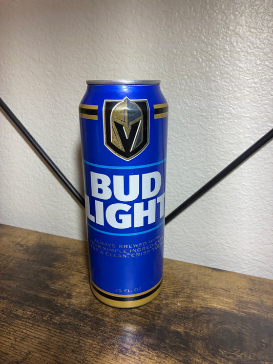 Bud Light 25 oz Golden Knights Candle
