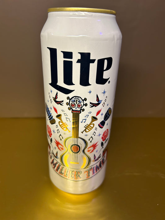 Miller Lite Guitar Candle