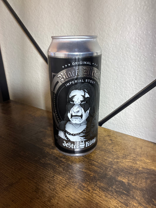 Black Metal Candle