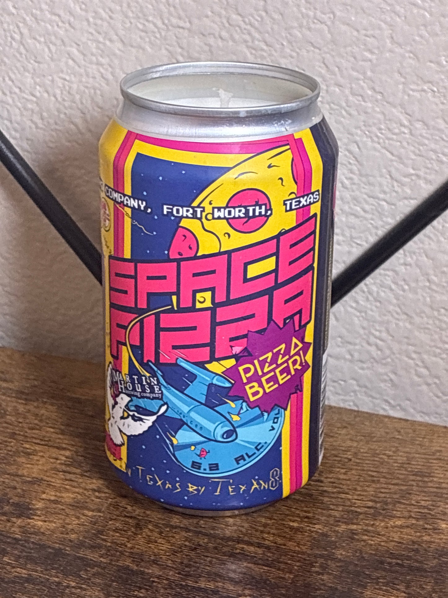 Space Pizza Candle