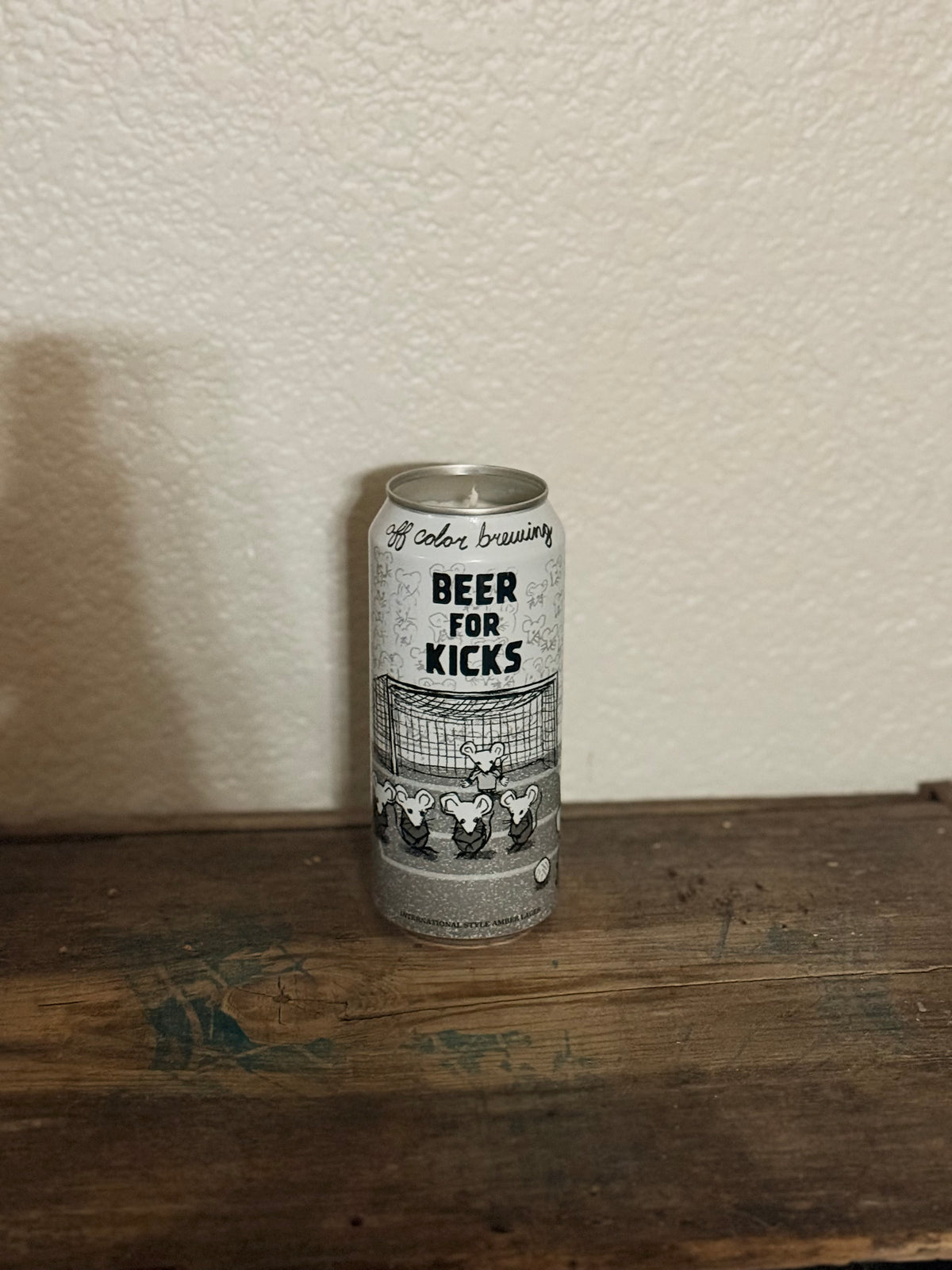 Beer for Kicks Candle